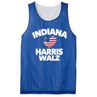 Indiana Loves Harris Walz America Vote Indianapolis Democrat Cute Gift Mesh Reversible Basketball Jersey Tank