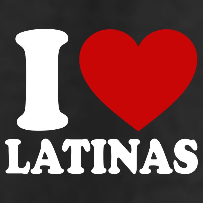 I Love Heart Latinas 7 Panel Mesh Trucker Snapback Hat