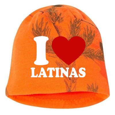 I Love Heart Latinas Kati - Camo Knit Beanie