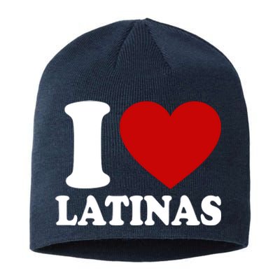 I Love Heart Latinas Sustainable Beanie