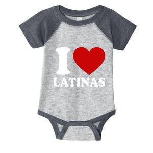 I Love Heart Latinas Infant Baby Jersey Bodysuit