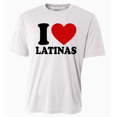 I Love Heart Latinas Cooling Performance Crew T-Shirt