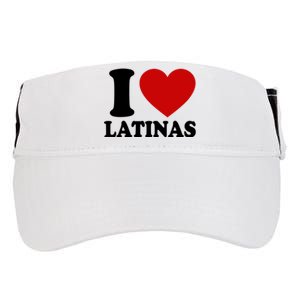 I Love Heart Latinas Adult Drive Performance Visor