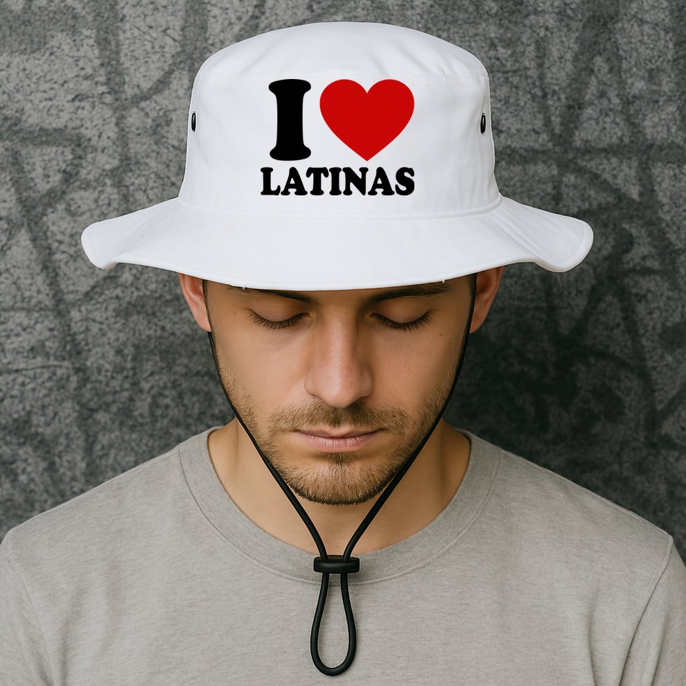 I Love Heart Latinas Bucket Hat