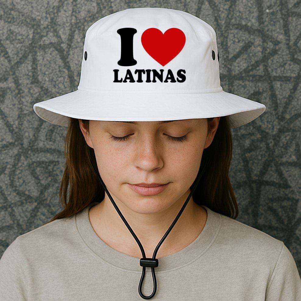 I Love Heart Latinas Bucket Hat