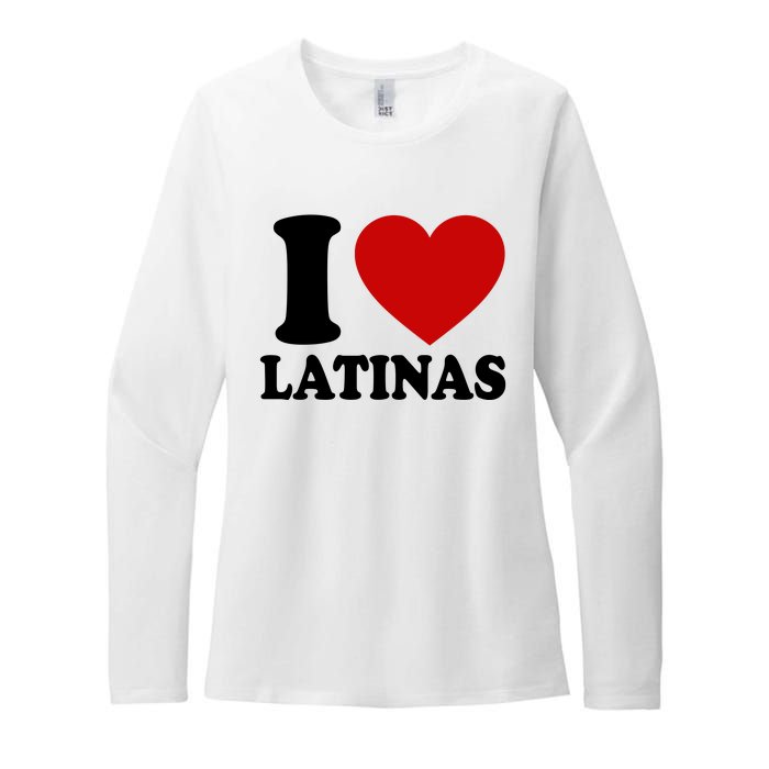 I Love Heart Latinas Womens CVC Long Sleeve Shirt