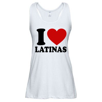 I Love Heart Latinas Ladies Essential Flowy Tank