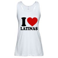 I Love Heart Latinas Ladies Essential Flowy Tank