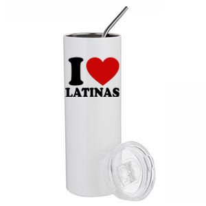 I Love Heart Latinas Stainless Steel Tumbler