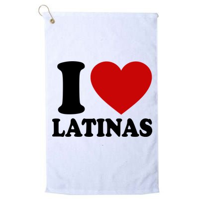 I Love Heart Latinas Golf Towel