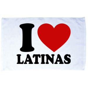 I Love Heart Latinas Microfiber Hand Towel