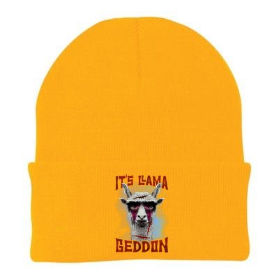 It's Llamageddon Halloween Llama Zombie Funny Spooky Costumes Graphic Plus Size Knit Cap Winter Beanie