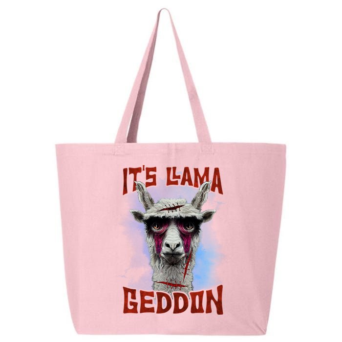 It's Llamageddon Halloween Llama Zombie Funny Spooky Costumes Graphic Plus Size 25L Jumbo Tote
