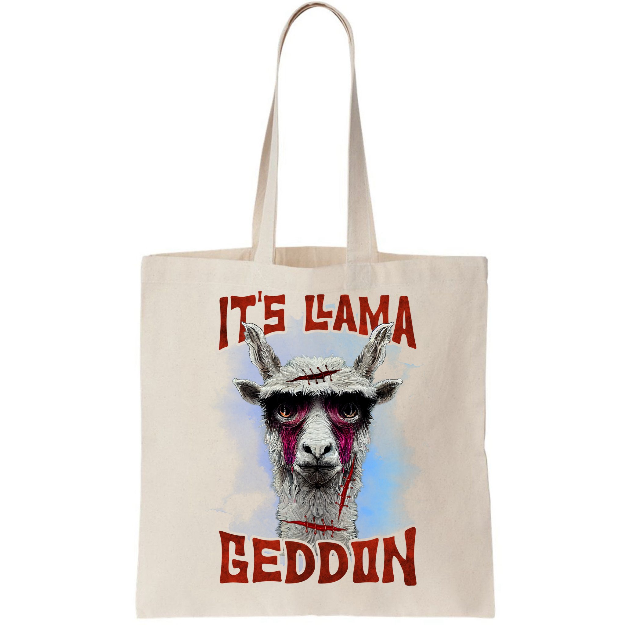 It's Llamageddon Halloween Llama Zombie Funny Spooky Costumes Graphic Plus Size Bag