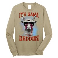 It's Llamageddon Halloween Llama Zombie Funny Spooky Costumes Graphic Plus Size Long Sleeve Shirt