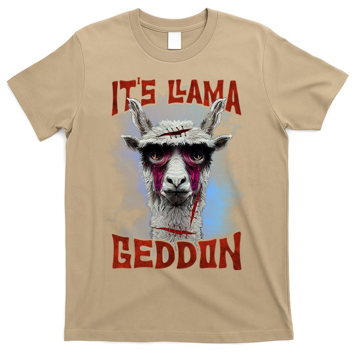 It's Llamageddon Halloween Llama Zombie Funny Spooky Costumes Graphic Plus Size T-Shirt