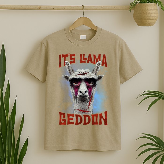 It's Llamageddon Halloween Llama Zombie Funny Spooky Costumes Graphic Plus Size T-Shirt