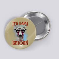 It's Llamageddon Halloween Llama Zombie Funny Spooky Costumes Graphic Plus Size Button