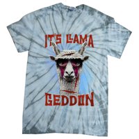 It's Llamageddon Halloween Llama Zombie Funny Spooky Costumes Graphic Plus Size Tie-Dye T-Shirt
