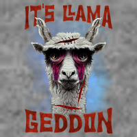 It's Llamageddon Halloween Llama Zombie Funny Spooky Costumes Graphic Plus Size Tall Hoodie