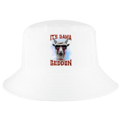 It's Llamageddon Halloween Llama Zombie Funny Spooky Costumes Graphic Plus Size Cool Comfort Performance Bucket Hat