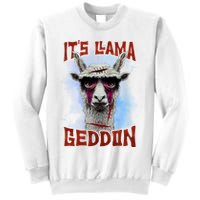 It's Llamageddon Halloween Llama Zombie Funny Spooky Costumes Graphic Plus Size Sweatshirt