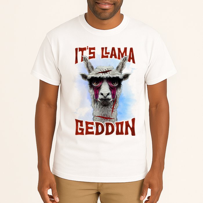 It's Llamageddon Halloween Llama Zombie Funny Spooky Costumes Graphic Plus Size Tall T-Shirt