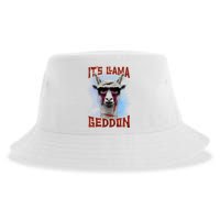 It's Llamageddon Halloween Llama Zombie Funny Spooky Costumes Graphic Plus Size Sustainable Bucket Hat