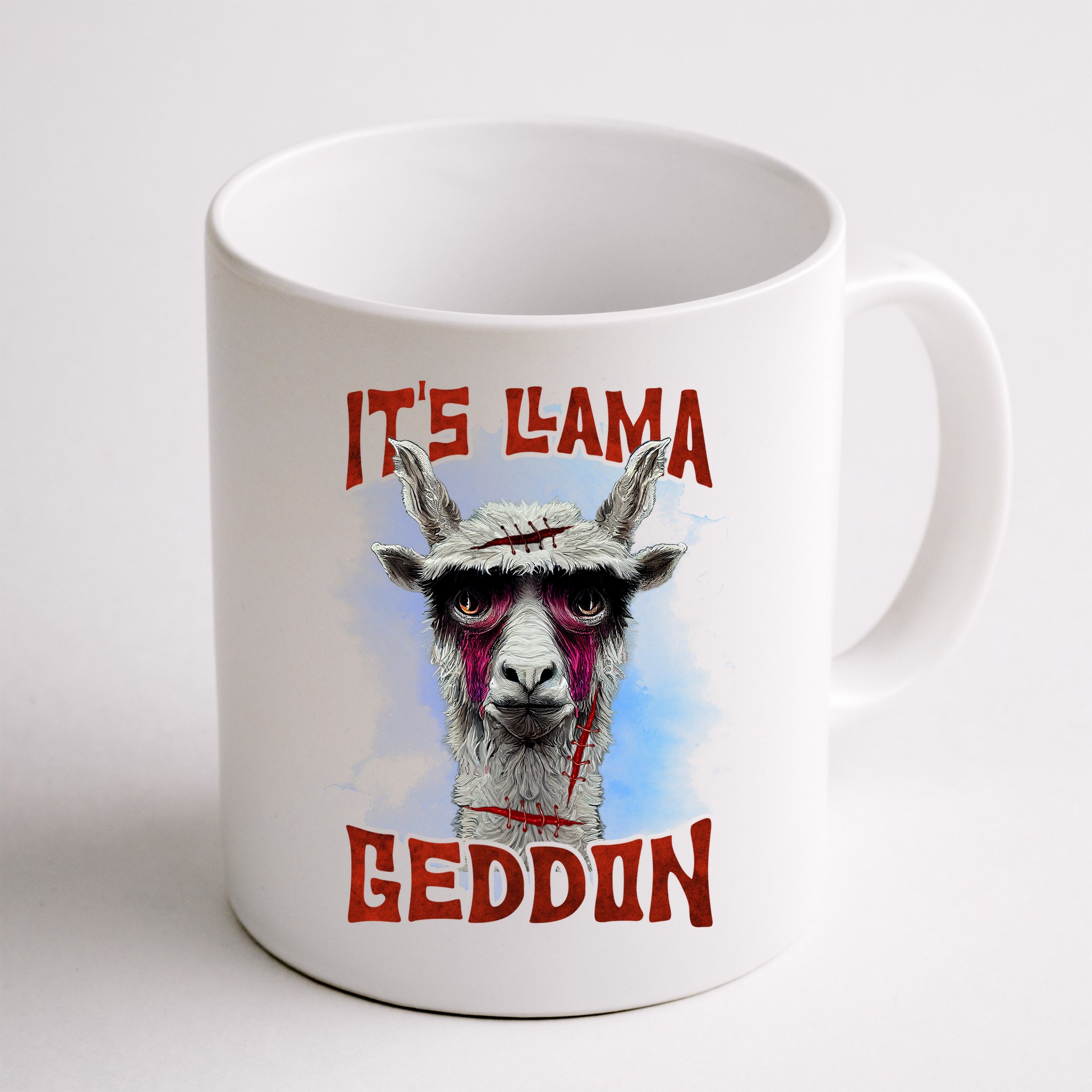 It's Llamageddon Halloween Llama Zombie Funny Spooky Costumes Graphic Plus Size Mug