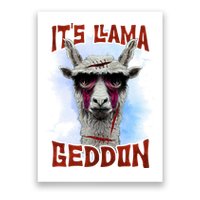 It's Llamageddon Halloween Llama Zombie Funny Spooky Costumes Graphic Plus Size Poster