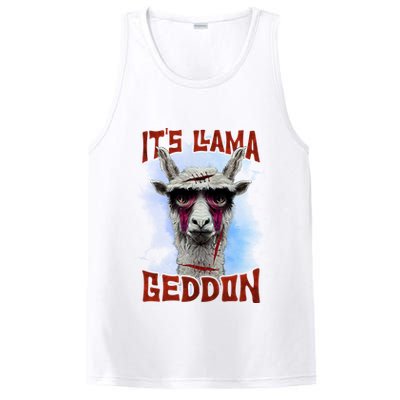It's Llamageddon Halloween Llama Zombie Funny Spooky Costumes Graphic Plus Size PosiCharge Competitor Tank
