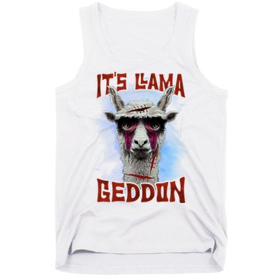 It's Llamageddon Halloween Llama Zombie Funny Spooky Costumes Graphic Plus Size Tank Top