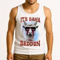 It's Llamageddon Halloween Llama Zombie Funny Spooky Costumes Graphic Plus Size Tank Top