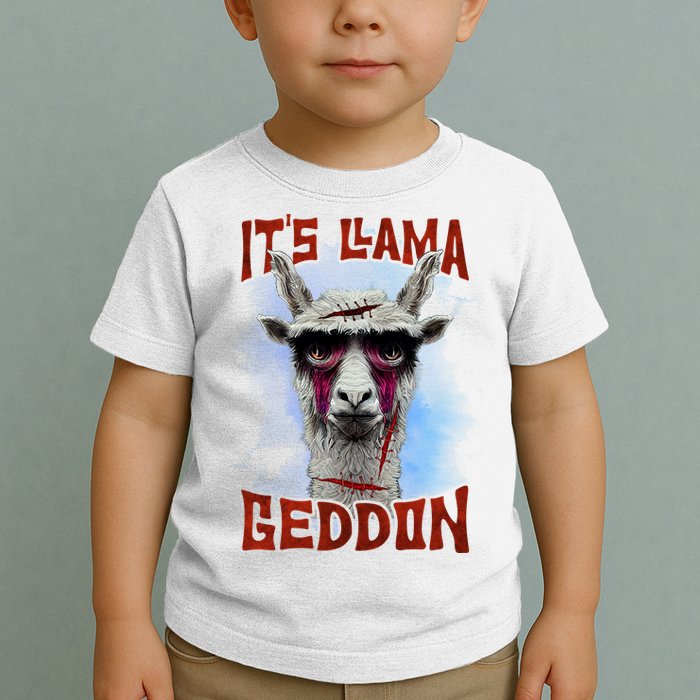 It's Llamageddon Halloween Llama Zombie Funny Spooky Costumes Graphic Plus Size Toddler T-Shirt