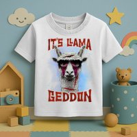 It's Llamageddon Halloween Llama Zombie Funny Spooky Costumes Graphic Plus Size Toddler T-Shirt