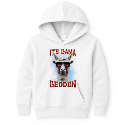 It's Llamageddon Halloween Llama Zombie Funny Spooky Costumes Graphic Plus Size Kids Hoodie