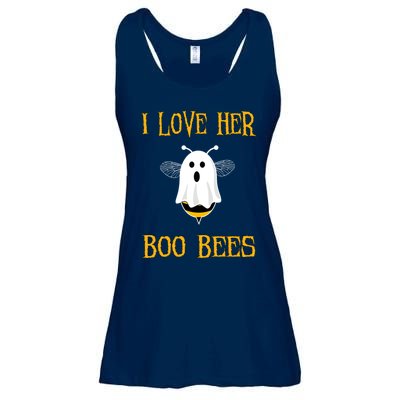 I Love Her Boo Bees Funny Couple Matching Halloween Ladies Essential Flowy Tank