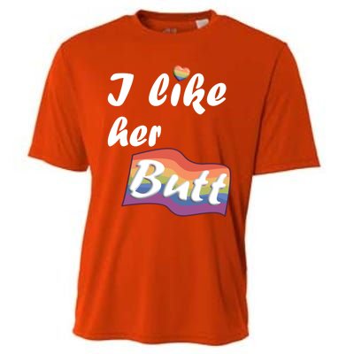 I Like Her Butt For Lgbtq Pride Gift Cooling Performance Crew T-Shirt