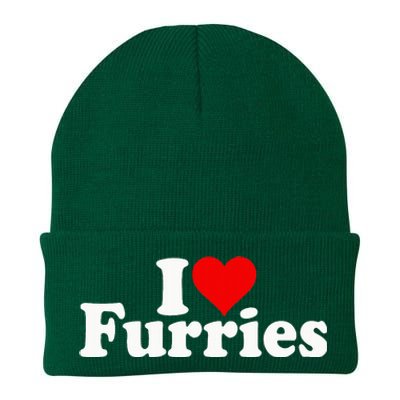 I Love Heart Furries Furry Fandom Cosplay Fursuit Knit Cap Winter Beanie