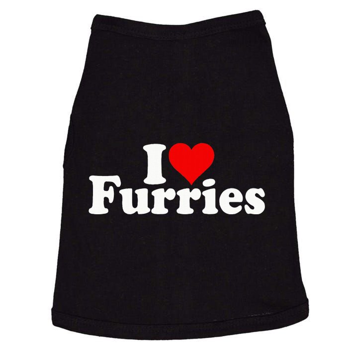 I Love Heart Furries Furry Fandom Cosplay Fursuit Doggie Tank