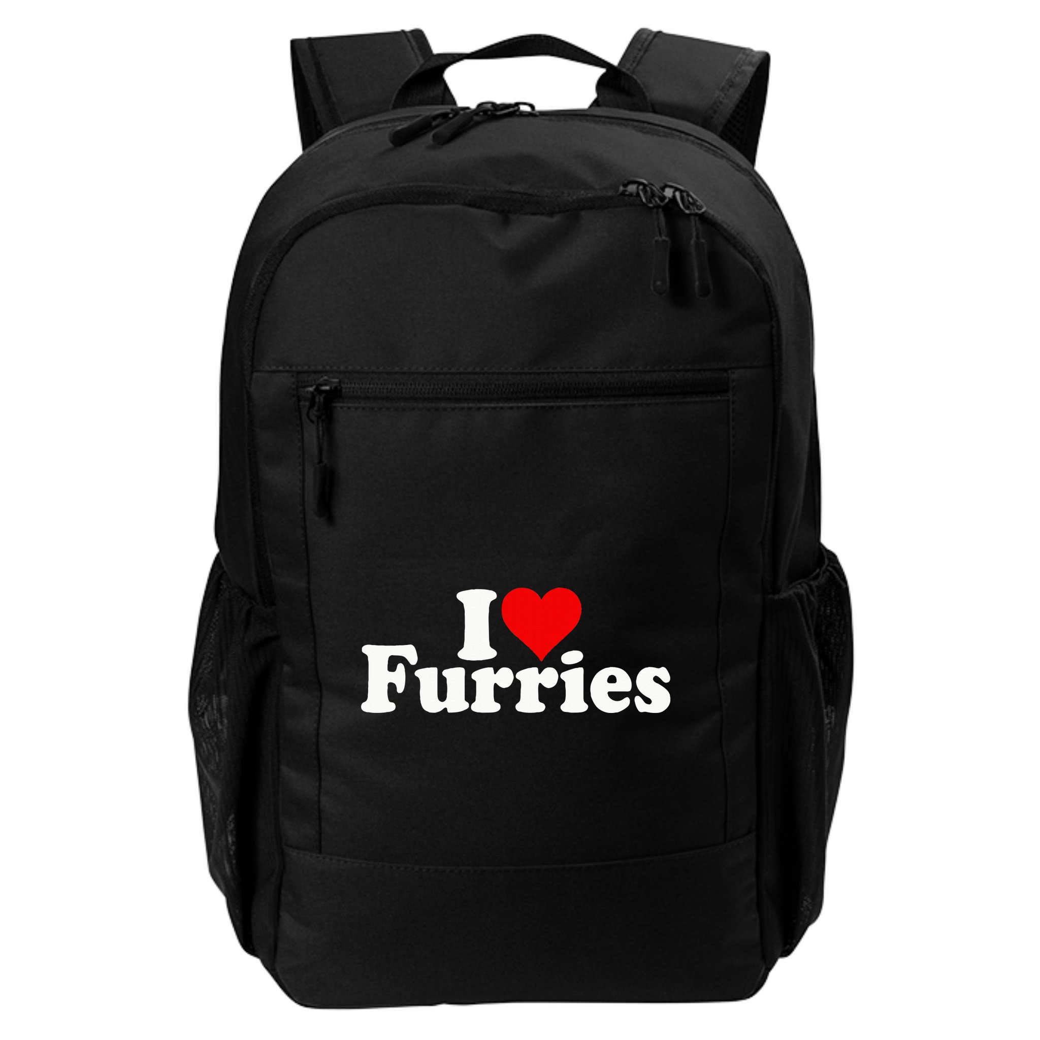 I Love Heart Furries Furry Fandom Cosplay Fursuit Backpack