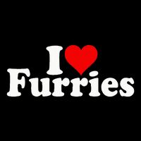 I Love Heart Furries Furry Fandom Cosplay Fursuit 16 in Basic Backpack