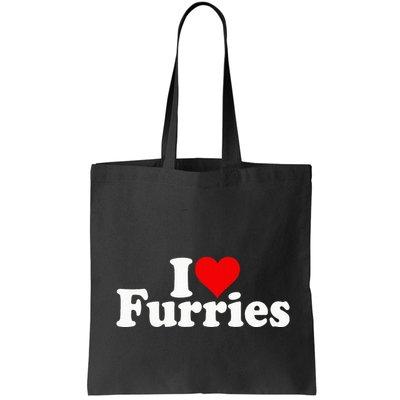 I Love Heart Furries Furry Fandom Cosplay Fursuit Bag