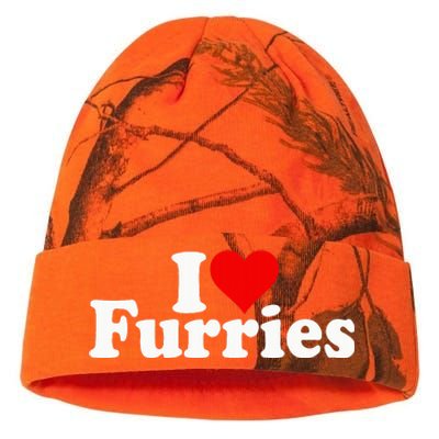 I Love Heart Furries Furry Fandom Cosplay Fursuit Kati Licensed 12" Camo Beanie