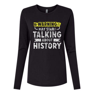 I love History funny history lover gift Womens Cotton Relaxed Long Sleeve T-Shirt