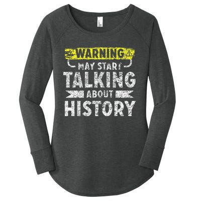 I love History funny history lover gift Women's Perfect Tri Tunic Long Sleeve Shirt