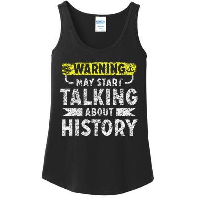 I love History funny history lover gift Ladies Essential Tank