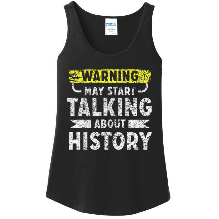 I love History funny history lover gift Ladies Essential Tank