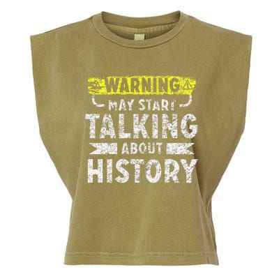 I love History funny history lover gift Garment-Dyed Women's Muscle Tee