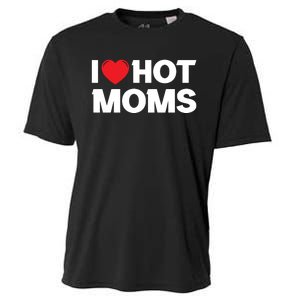 I Love Hot Moms Cooling Performance Crew T-Shirt